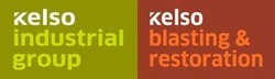 Kelso Industrial Group and Kelso Blasting & Restoration logos